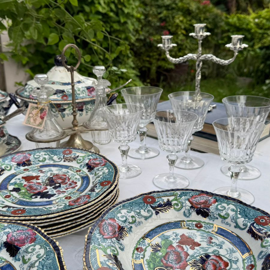 Serviço para Jantar em faiança Inglesa Wood & Sons