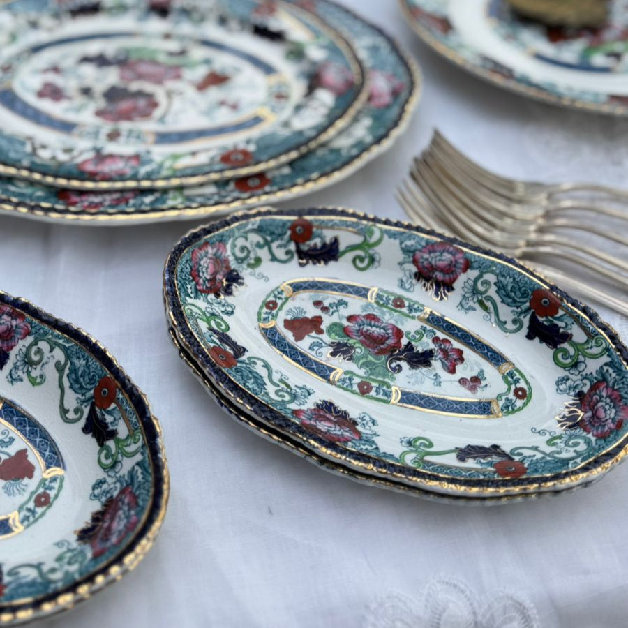 Serviço para Jantar em faiança Inglesa Wood & Sons