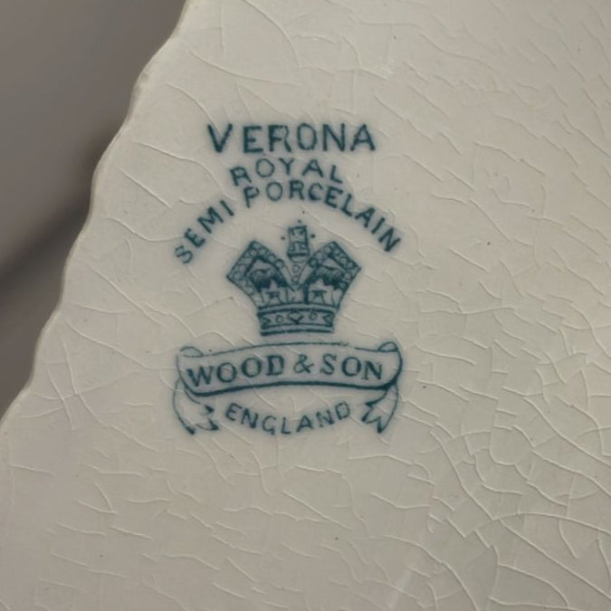 Serviço para Jantar em faiança Inglesa Wood & Sons