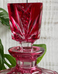 Garrafa Cristal vermelha