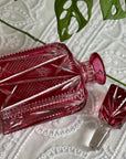 Garrafa Cristal vermelha