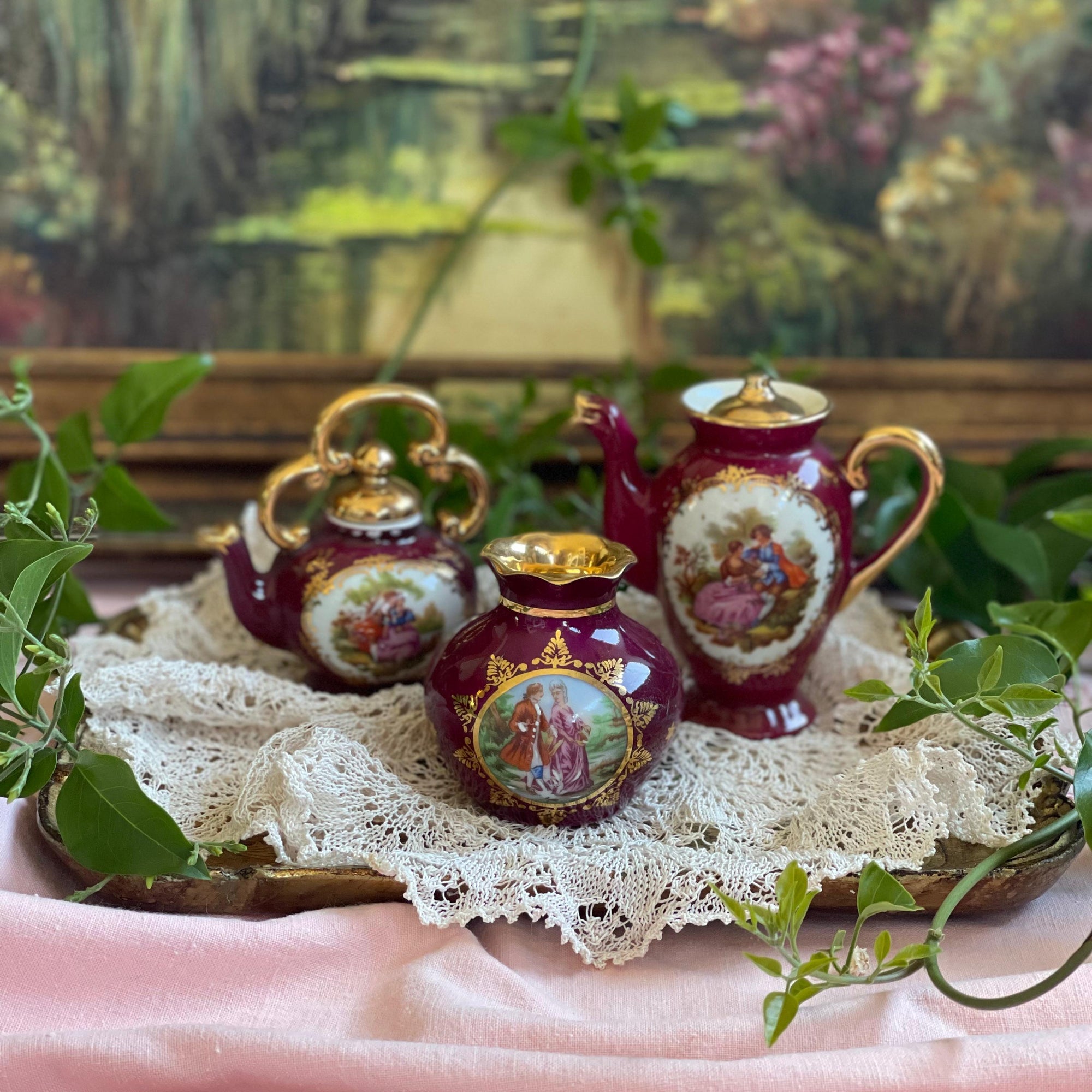 Vaso Limoges Miniatura