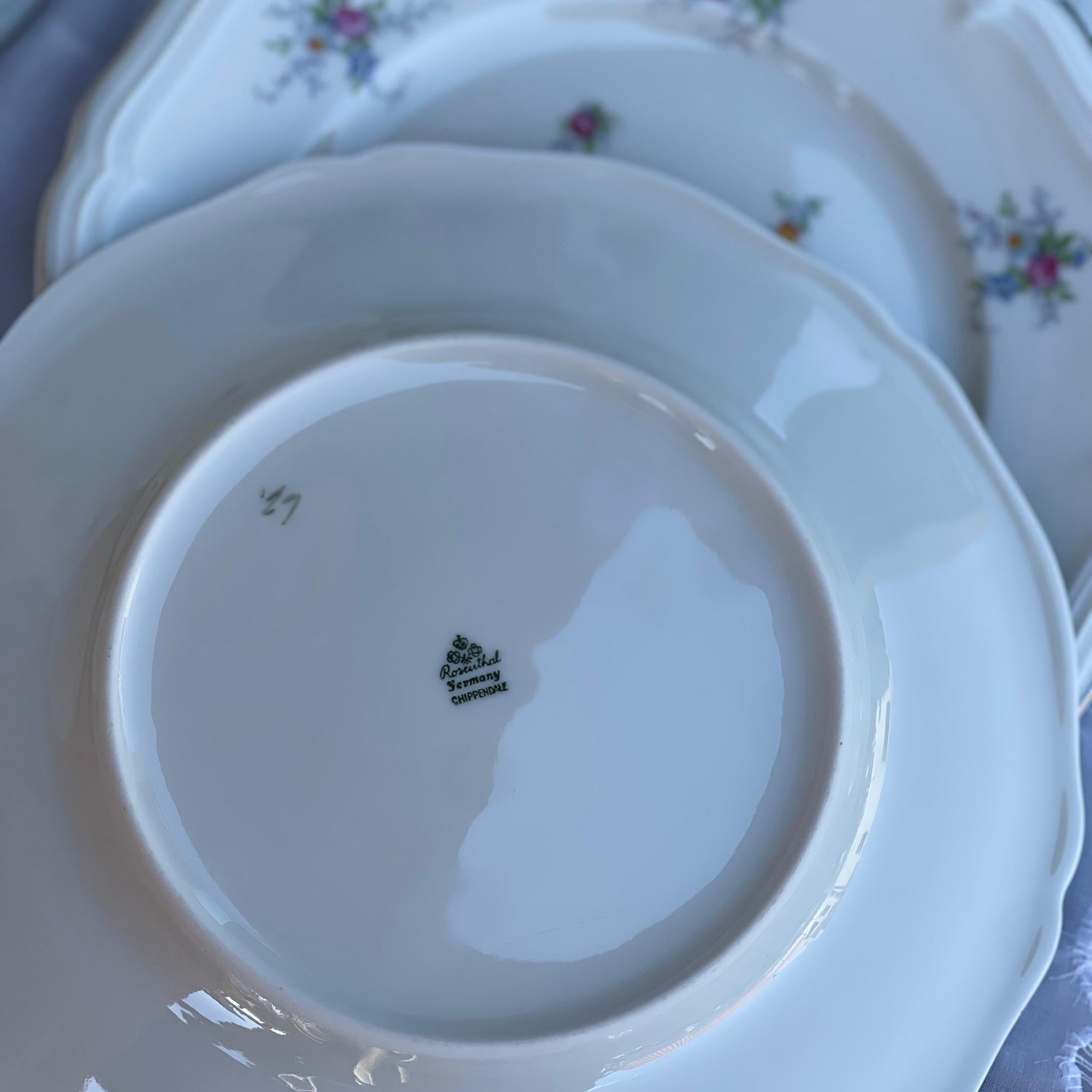 Saladeira Redonda com Pé Rosenthal