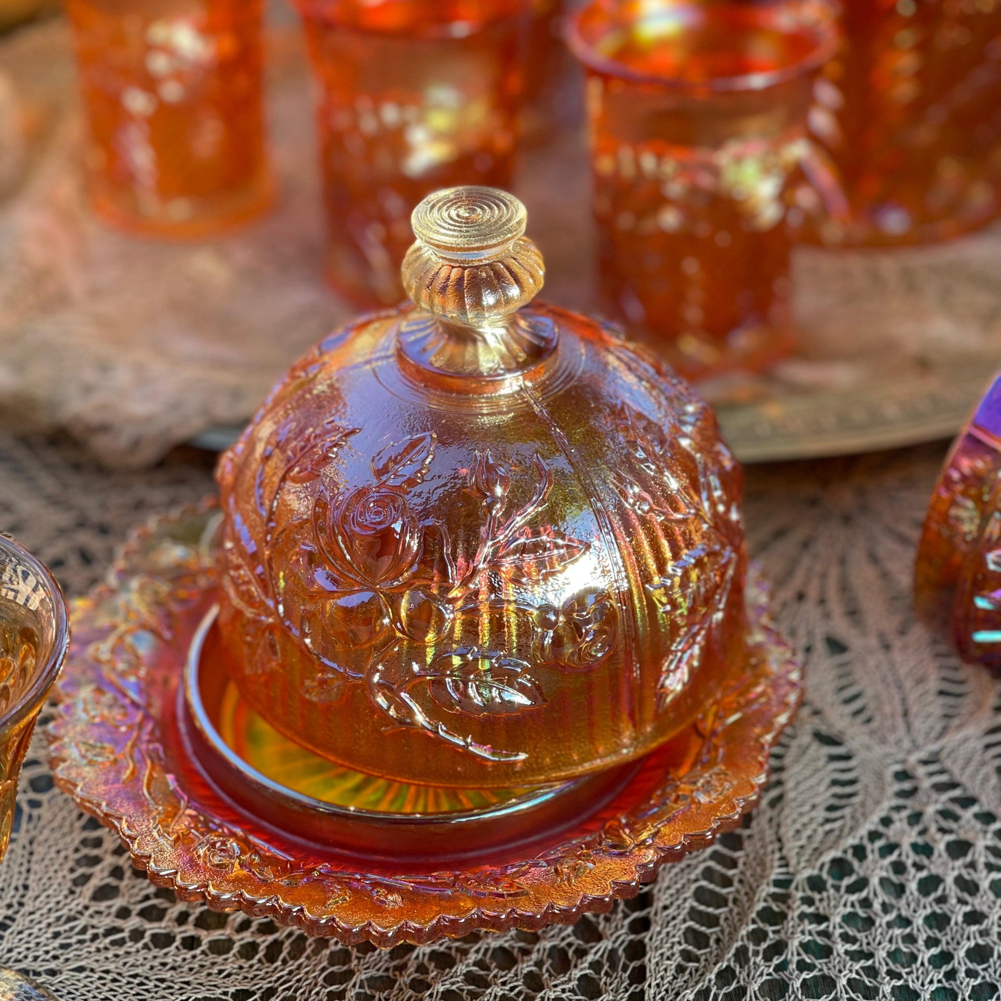 Queijeira Carnival Glass