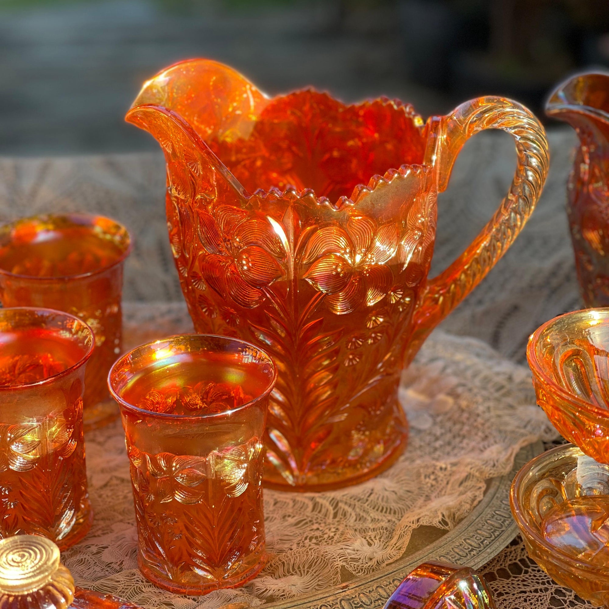 Jarra Carnival Glass