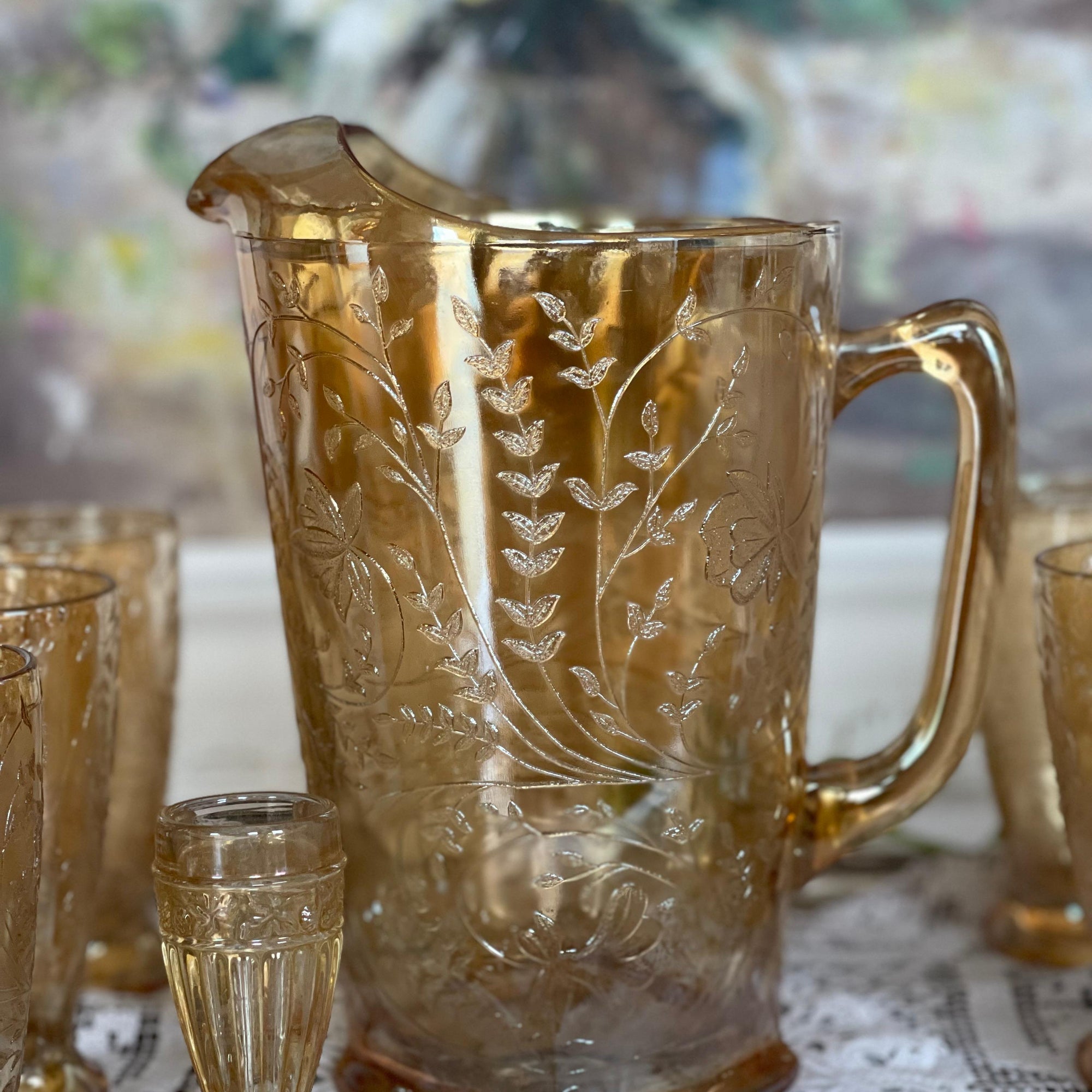 Jarra Carnival Glass