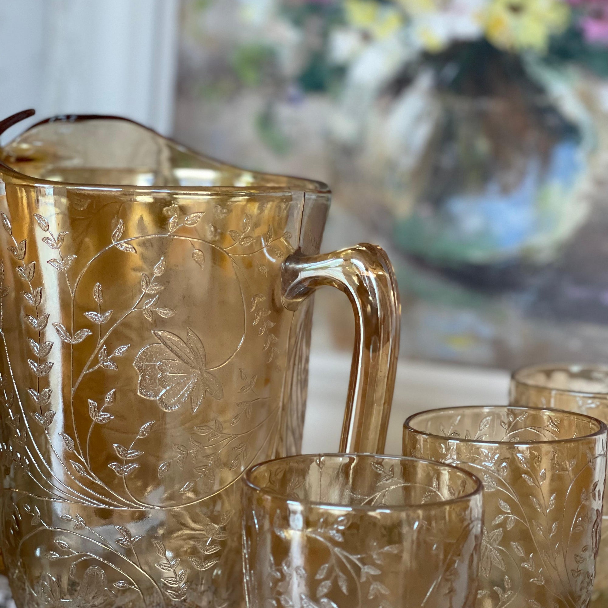 Jarra Carnival Glass