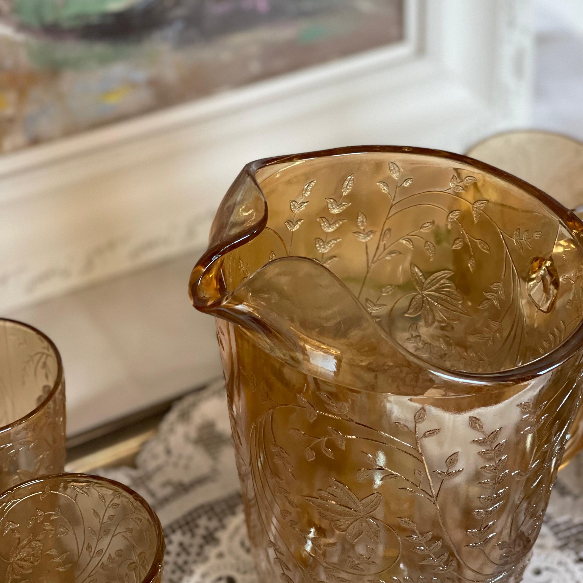 Jarra Carnival Glass