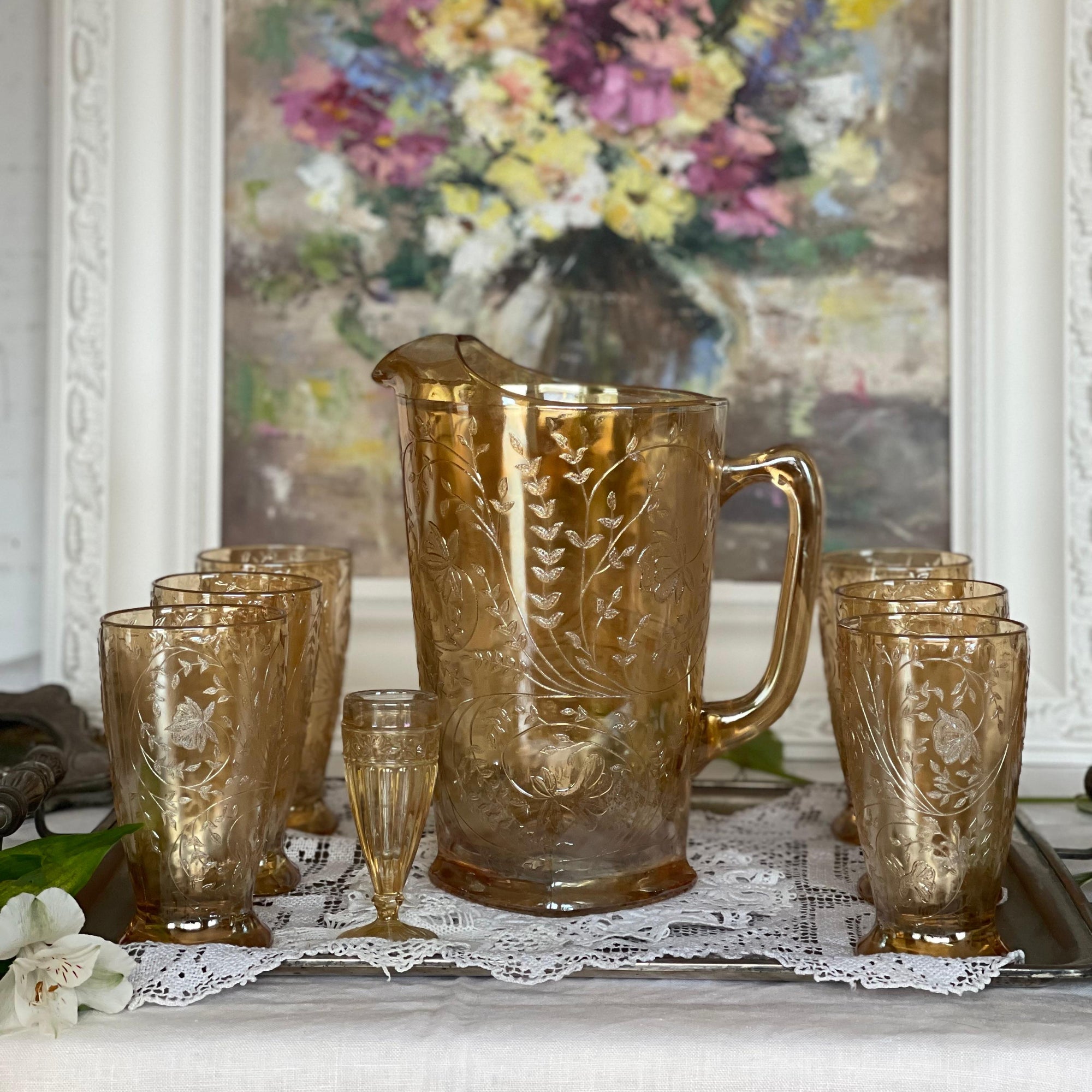 Copo Carnival Glass