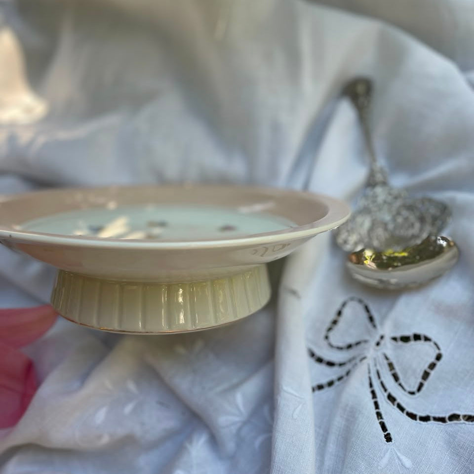 Prato para Bolo com pé Limoges