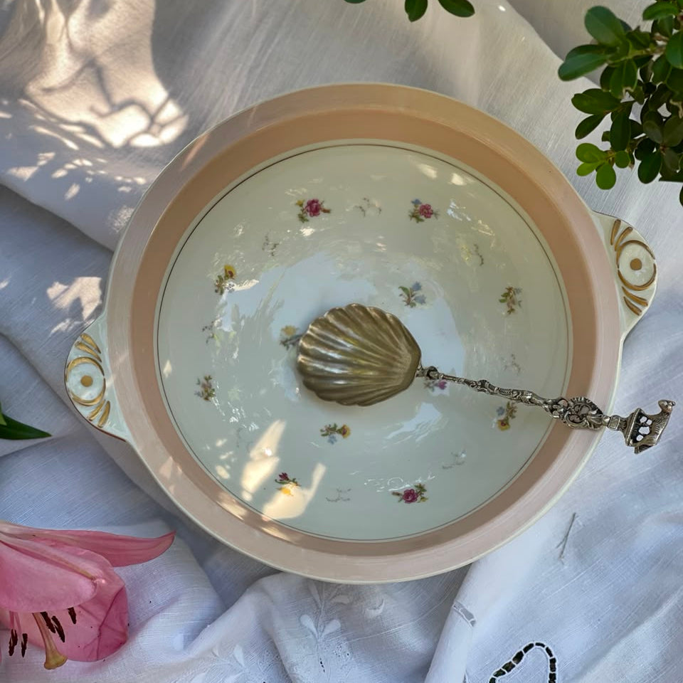 Saladeira com pé Limoges