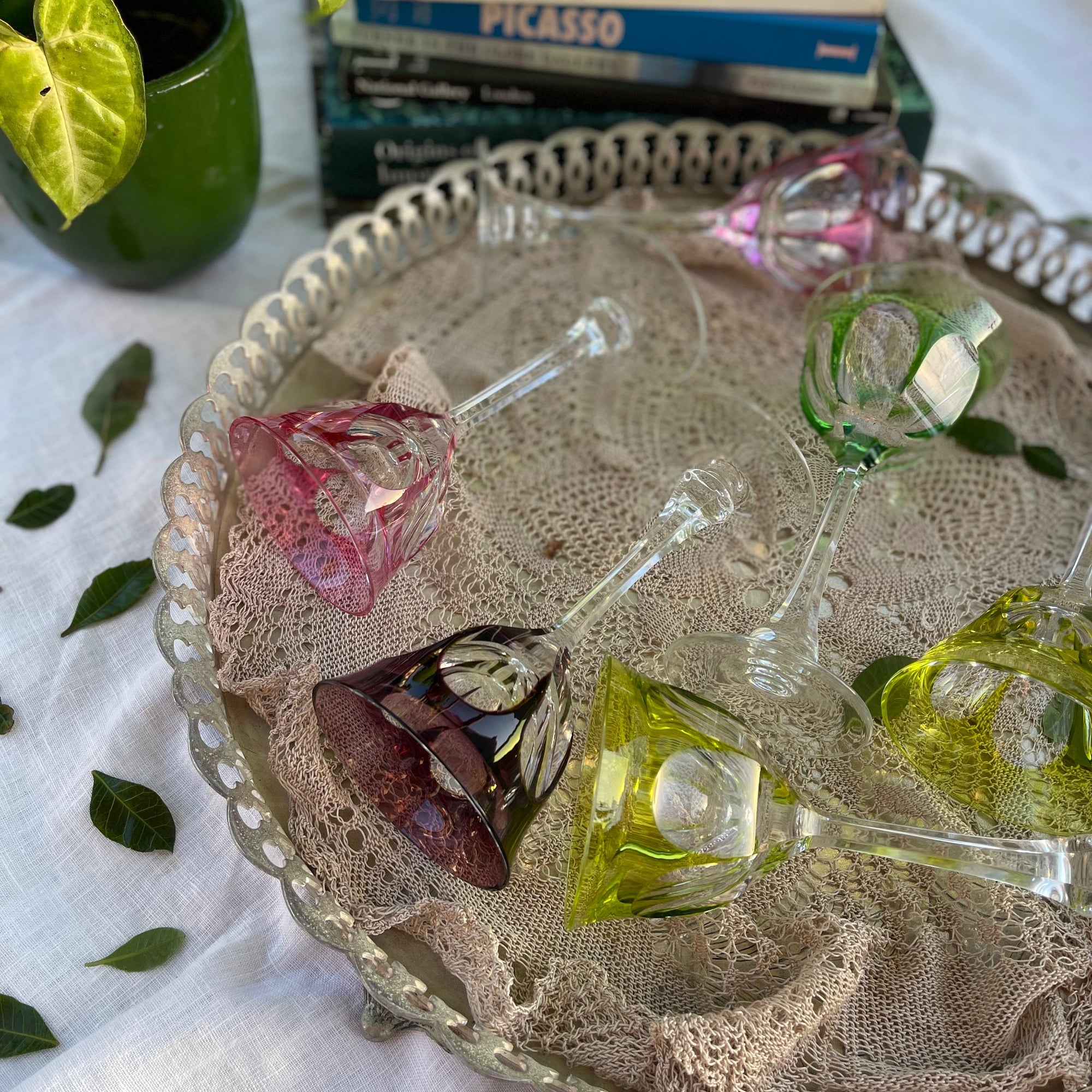 Taça Cristal Moser Verde