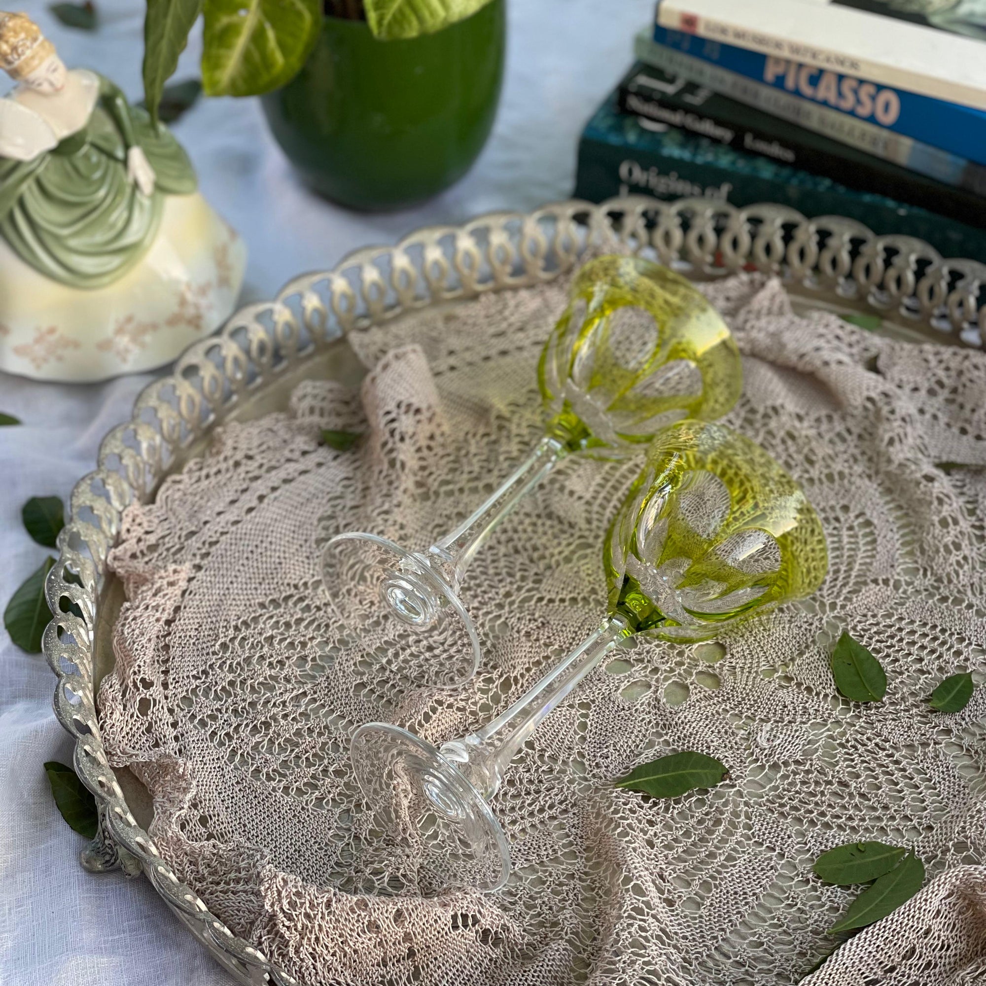 Taça Cristal Moser Verde