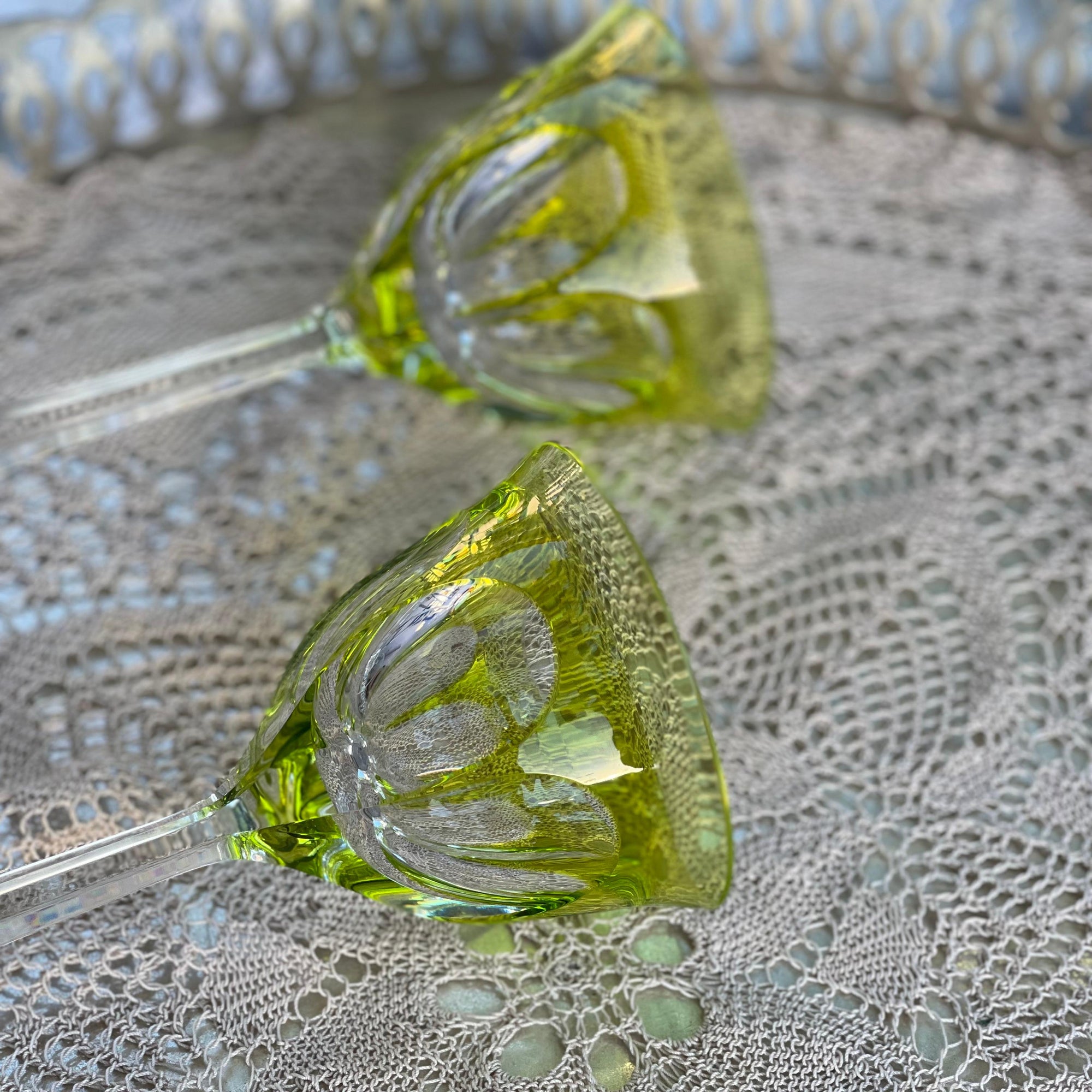 Taça Cristal Moser Verde