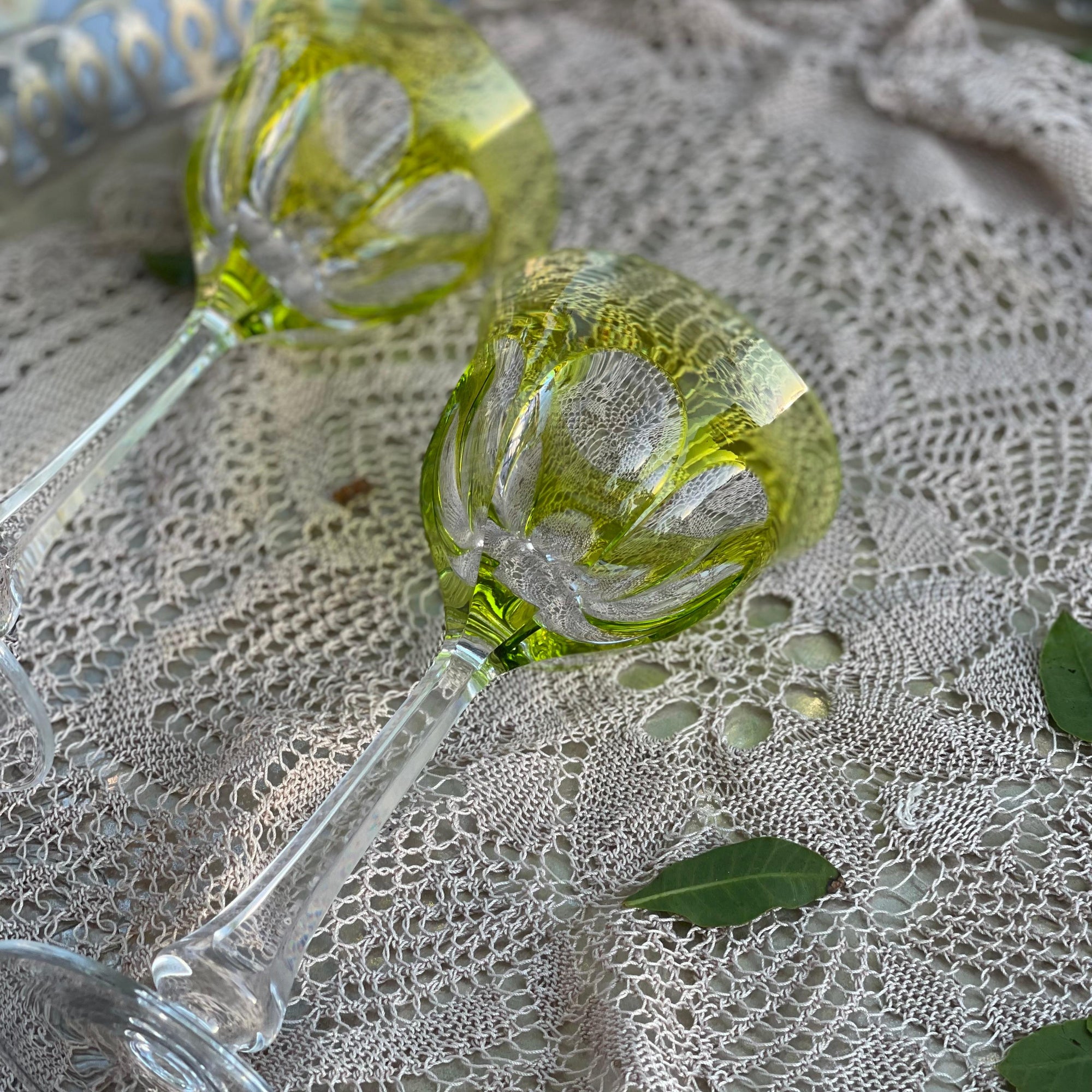 Taça Cristal Moser Verde