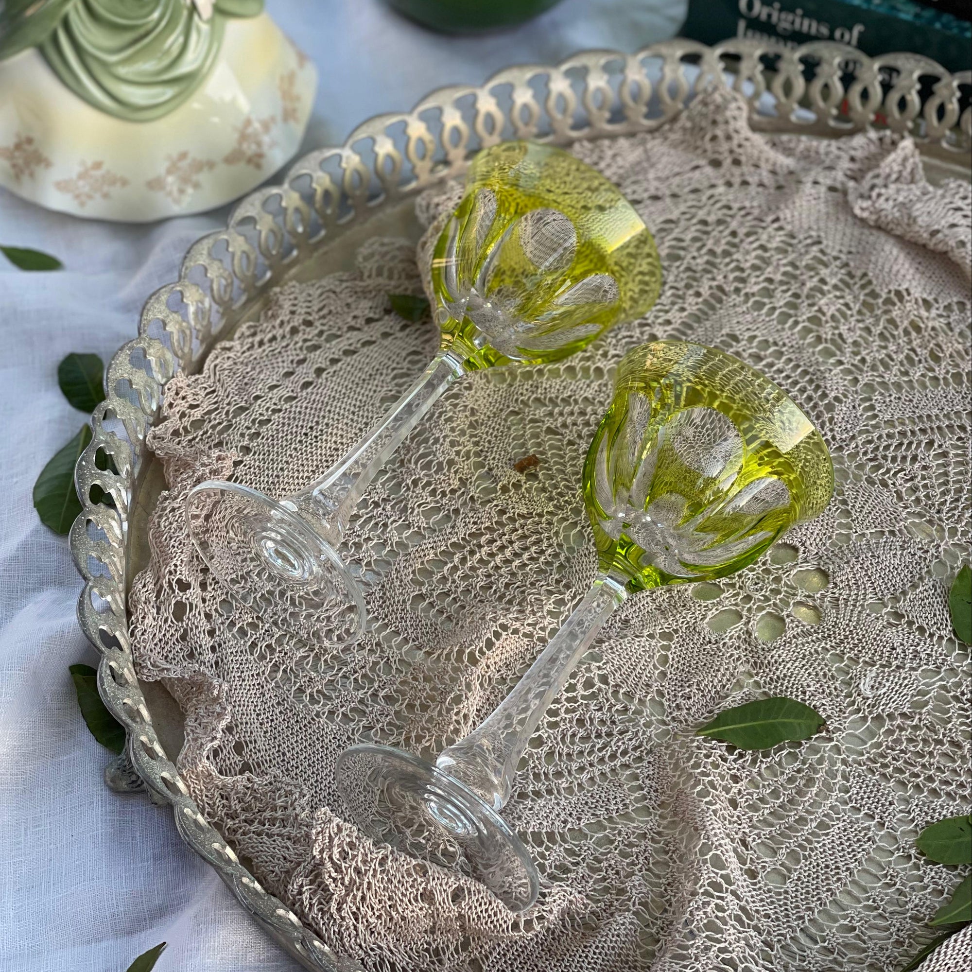 Taça Cristal Moser Verde