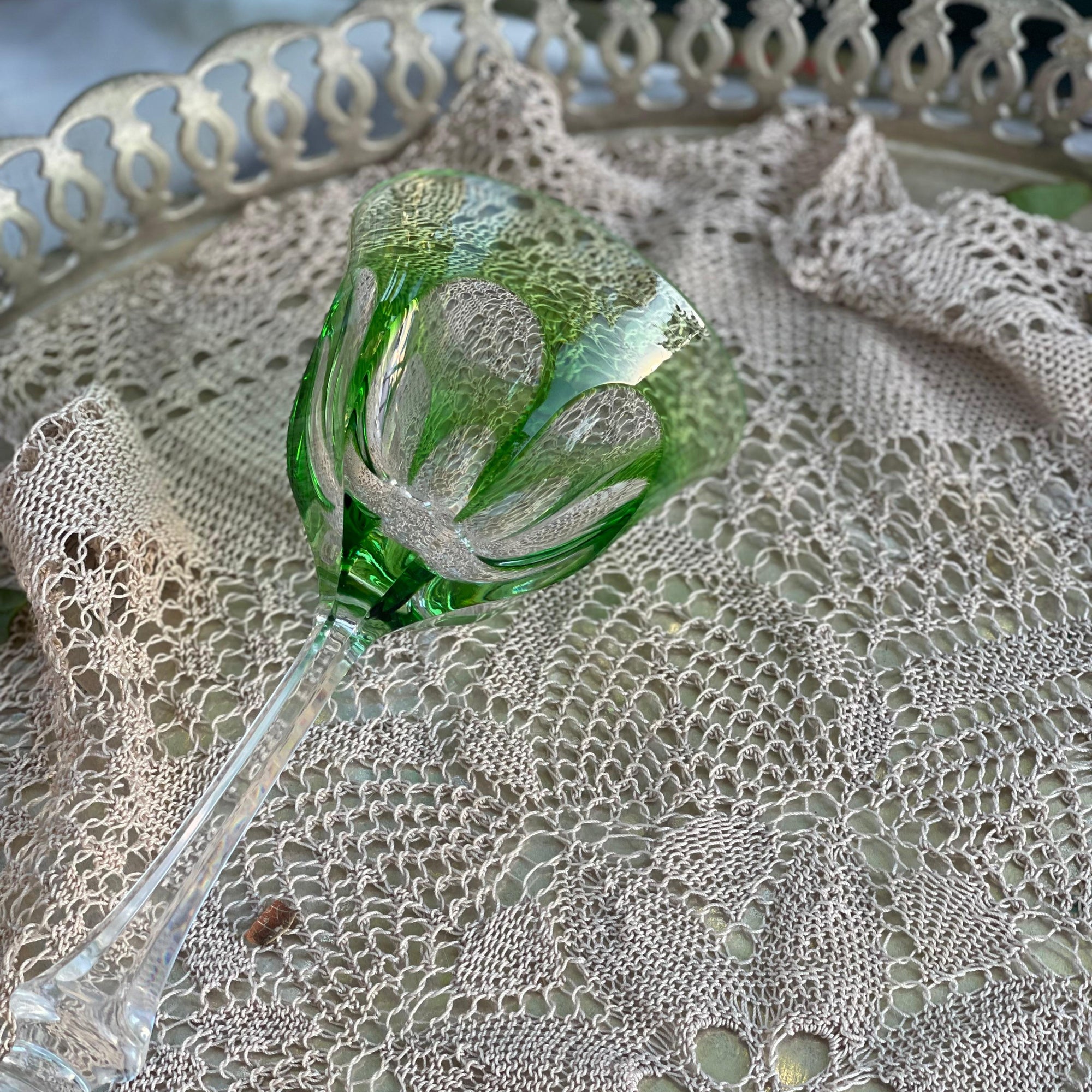 Taça Cristal Moser Verde