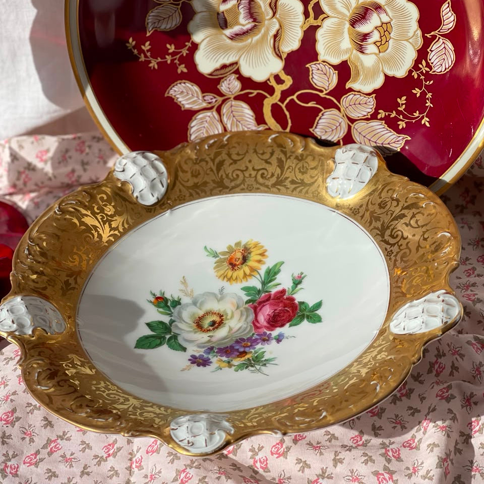 Prato para Bolo com pé Rosenthal