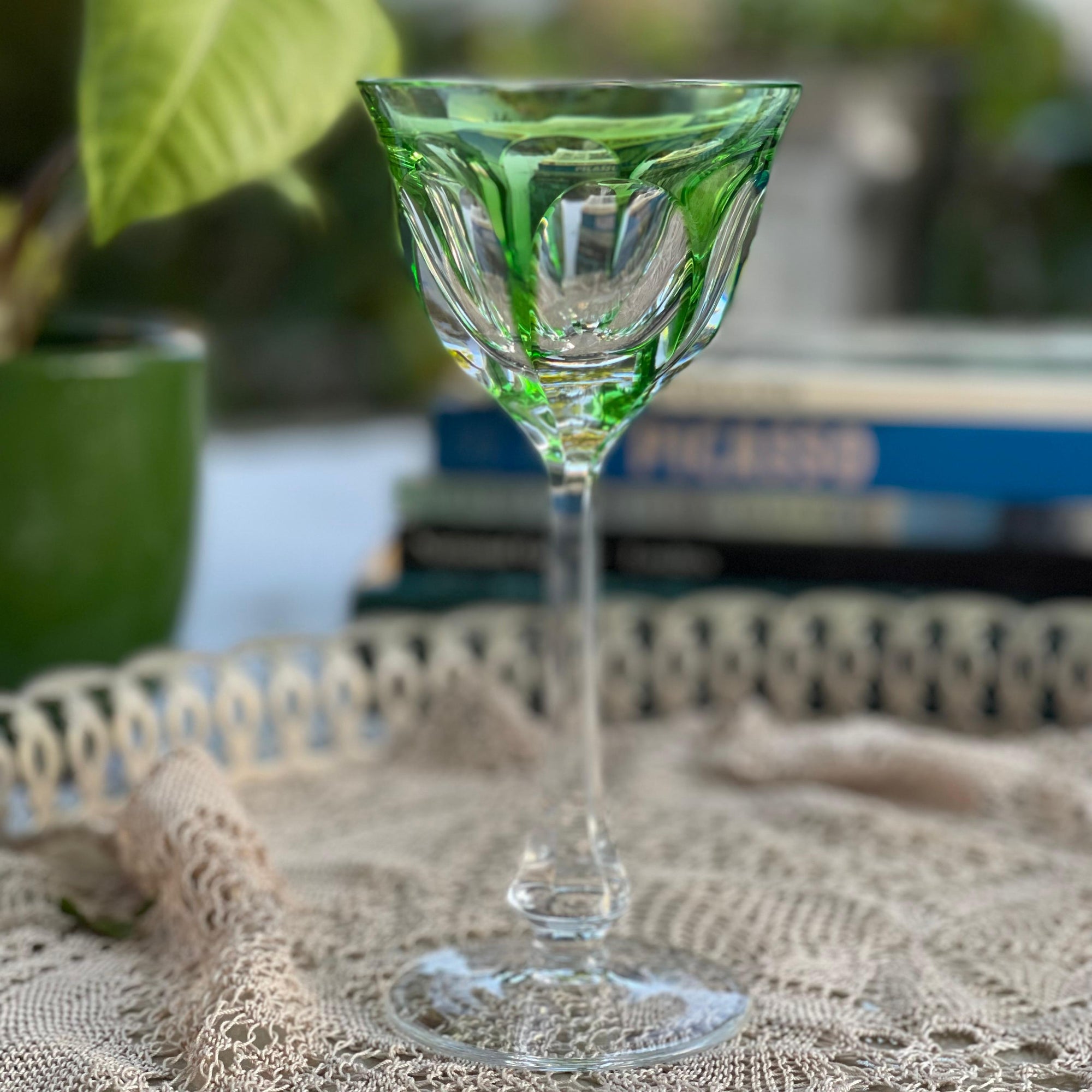 Taça Cristal Moser Verde